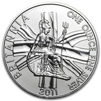 2011 1 oz British Silver Britannia Coin