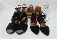 Women's Sandal Shoes ~ Size 9 ~ 4 Pair