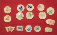 Porcelain China/Siam Gambling Tokens