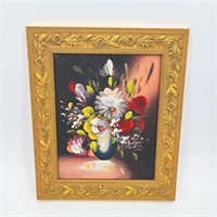 Ornate Framed Floral Original Painting