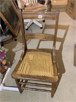 1 Wicker Bottom Side chair