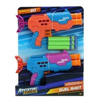 Adventure Force Duel Shot Dart Blaster 2 Pack  Set