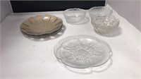 A Glass Serving Set Of 8