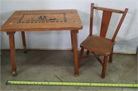 Childs Table & Chair