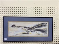 Framed "Roadrunner" From Original Oil by De Grazia