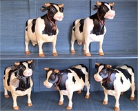 5 VINTAGE MILKY THE COW BY KENNER 1977 LOT