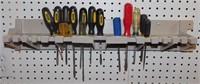 Group of 13 Screwdrivers with Hanger