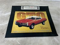 COLLECTOR METAL SIGN THE NEW GTO FROM PONTIAC