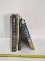 assorted hard cover history books