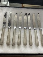8 Sterling Knifes Handle
