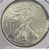 2011 American Eagle Silver GEM BU