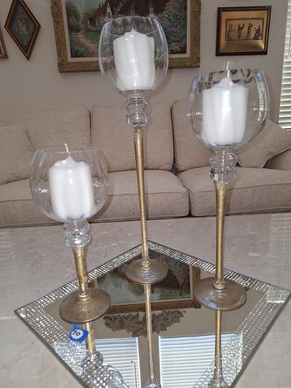 TRIPLE CANDLE DISPLAY