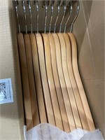 Zober Solid Wood Suit Hangers - 20 Pack - with Non