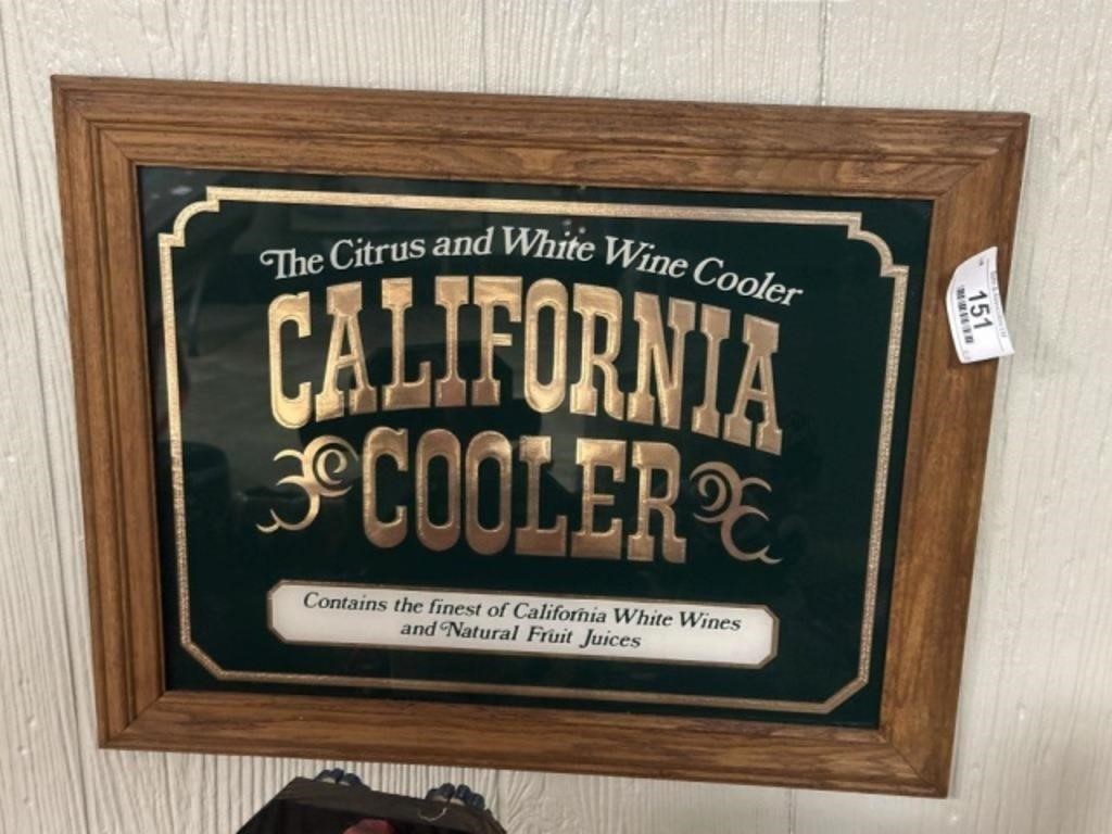 California Cooler Advertising Mirror
