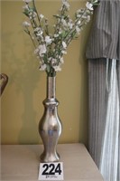 17" Tall Vase with Décor (R9)