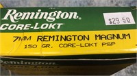 (3) Boxes 7mm Rem Mag Ammo (60) Rds