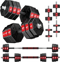 44Lbs Adjustable Weights Dumbbells Set  44.0lb