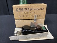Vintage Greist Products Buttonholer