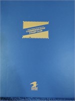 USPS Commemorative Stamps Club Binder with Stamps