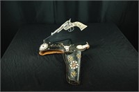 Pony Boy Cap Gun w/ Ornate Holster Belt