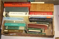 25pc Vintage School & Reference Books