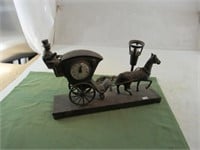 United Electric Horse Drawn Carriage Clock