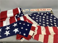 Four American Flags in Assorted Sizes