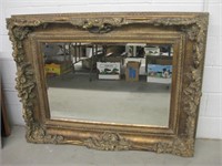 50" x 40" Elaborately Framed Wall Mirror