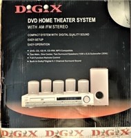 Digix DVD Player Amplifier Surround Sound System