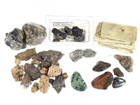 Various Specimens Garnet Spectrolite, Llanite+