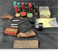 Lot Of Vintage Misc Shotgun Shells, Knife Handles