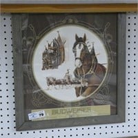 Budweiser Clydesdale Horse Advertising Picture