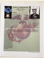 Robert J. Modrzejewski Medal Of Honor Citation