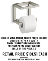 Kohler Wall Mount Toilet Paper Holder x 2