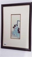 SMALL FRAMED ASIAN PICTURE
