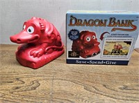 DRAGON BANK #Red Plastic@5Wx8.5Lx6.5inH