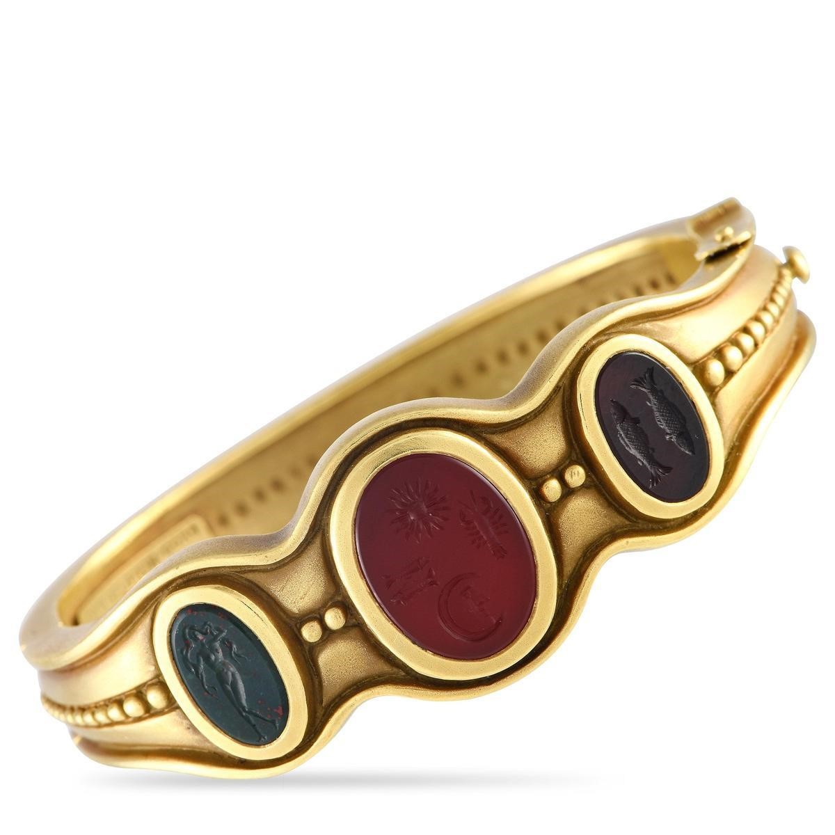 Kieselstein-Cord Intaglio 18K Yellow Gold Blood St