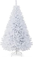 White Artificial Christmas Tree 6'