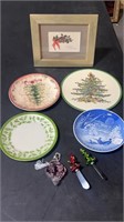 Christmas Plates, Trivet, Ornament