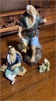 Three Oriental Figurines