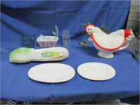 misc dish and decor lot