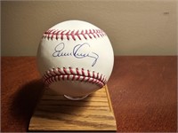 Evan Longoria Signed Baseball- COA