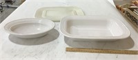 Corning Ware dishes w/lid