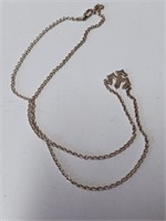 Marked 925 Necklace- 3.6g