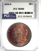1878-S Morgan MS66 LISTS $1100