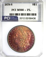 1879-S Morgan MS66+ PL LISTS $900