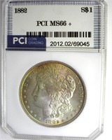 1882 Morgan MS66+ LISTS $3150