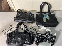 4 gently used purses