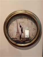Paris Battery Operated Wall Clock