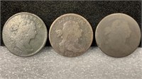 (3) Early Large Cents: (2) 1797, 1800